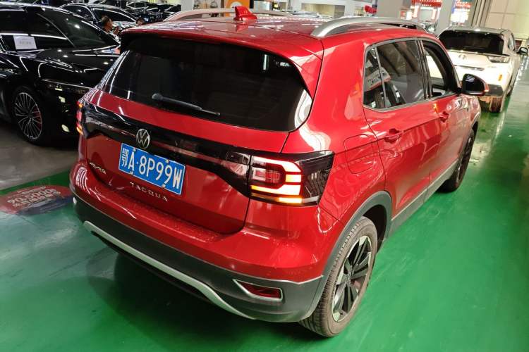 Used Volkswagen Tacqua 2021 1.5L Automatic Yue Zhi Lian Edition Rear Right 45 Deg