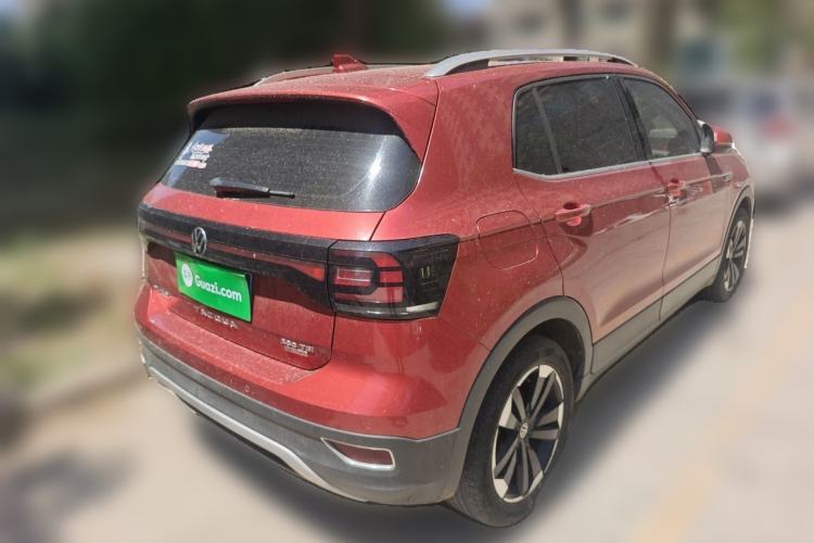 Used Volkswagen Tacqua 2021 1.5L Automatic Yue Zhi Lian Edition Rear Right 45 Deg