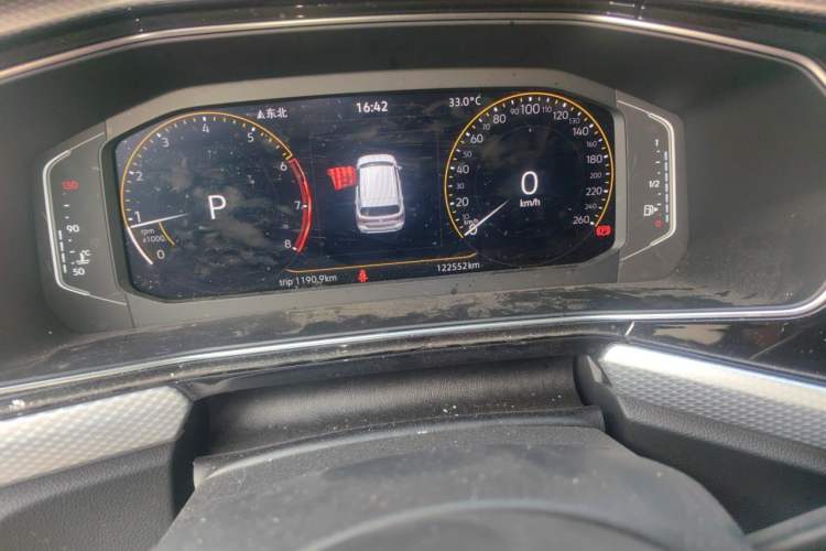 Used Volkswagen Tacqua 2021 1.5L Automatic Yue Zhi Lian Edition Odometer Close Up