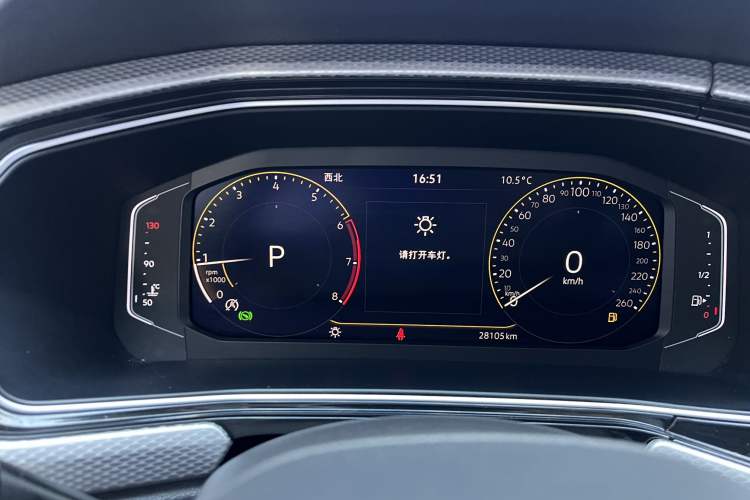 Used Volkswagen Tacqua 2021 1.5L Automatic Yue Zhi Lian Edition Odometer Close Up