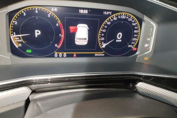 Used Volkswagen Tacqua 2021 1.5L Automatic Yue Zhi Lian Edition Odometer Close Up