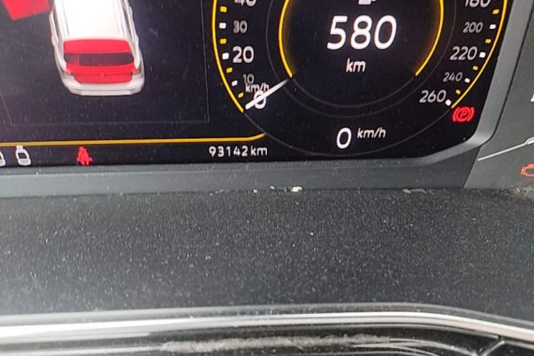 Used Volkswagen Tacqua 2021 1.5L Automatic Yue Zhi Lian Edition Odometer Close Up