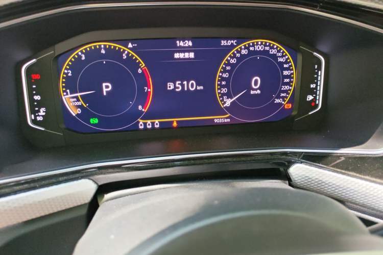 Used Volkswagen Tacqua 2021 1.5L Automatic Yue Zhi Lian Edition Odometer Close Up