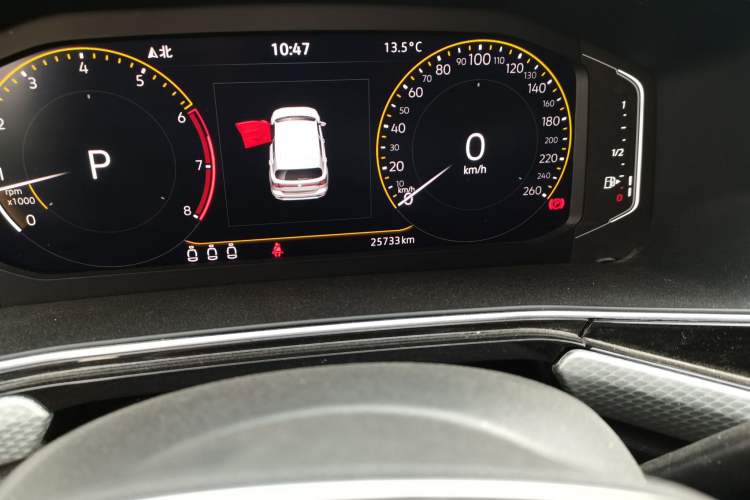 Used Volkswagen Tacqua 2021 1.5L Automatic Yue Zhi Lian Edition Odometer Close Up