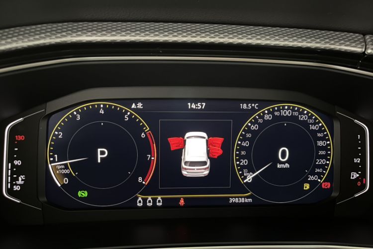 Used Volkswagen Tacqua 2021 1.5L Automatic Yue Zhi Lian Edition Odometer Close Up