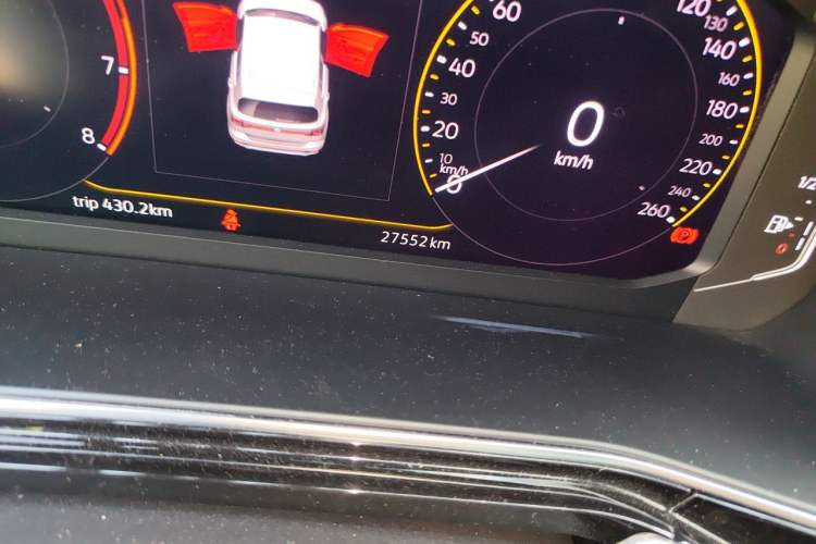 Used Volkswagen Tacqua 2021 1.5L Automatic Yue Zhi Lian Edition Odometer Close Up