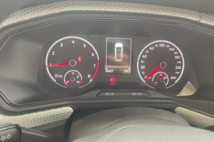 Used Volkswagen Tacqua 2021 1.5L Automatic Shangzhilian Edition Odometer Close Up