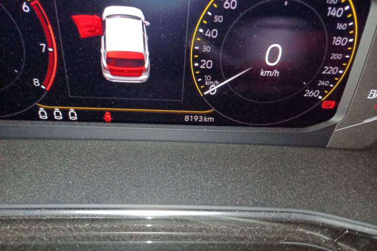 Used Volkswagen Tacqua 2021 1.5L Automatic Yue Zhi Lian Edition Odometer Close Up