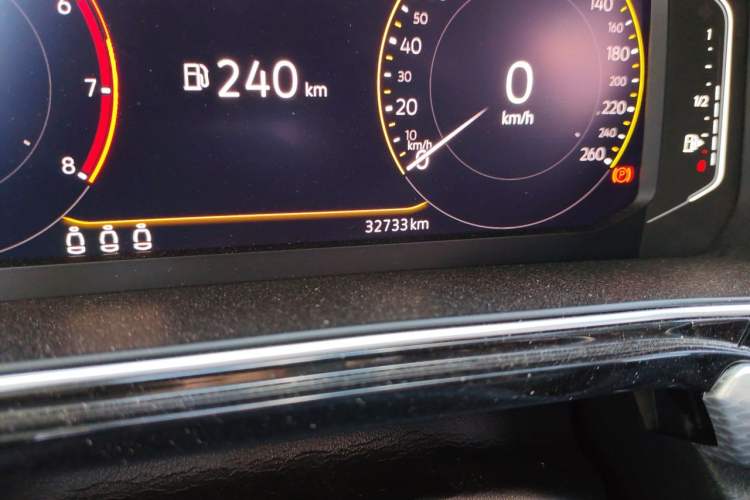 Used Volkswagen Tacqua 2021 1.5L Automatic Yue Zhi Lian Edition Odometer Close Up