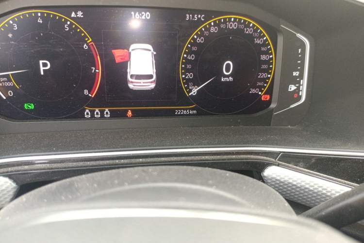 Used Volkswagen Tacqua 2021 1.5L Automatic Yue Zhi Lian Edition Odometer Close Up