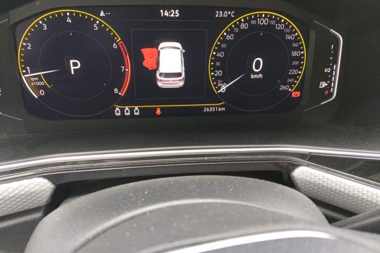 Used Volkswagen Tacqua 2021 1.5L Automatic Yue Zhi Lian Edition Odometer Close Up