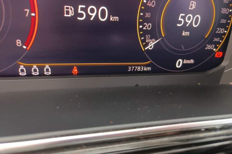 Used Volkswagen Tacqua 2021 1.5L Automatic Yue Zhi Lian Edition Odometer Close Up