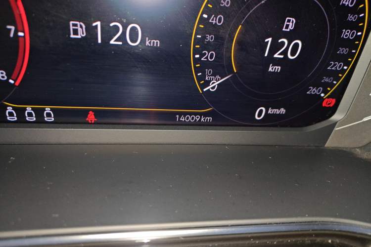 Used Volkswagen Tacqua 2021 1.5L Automatic Yue Zhi Lian Edition Odometer Close Up