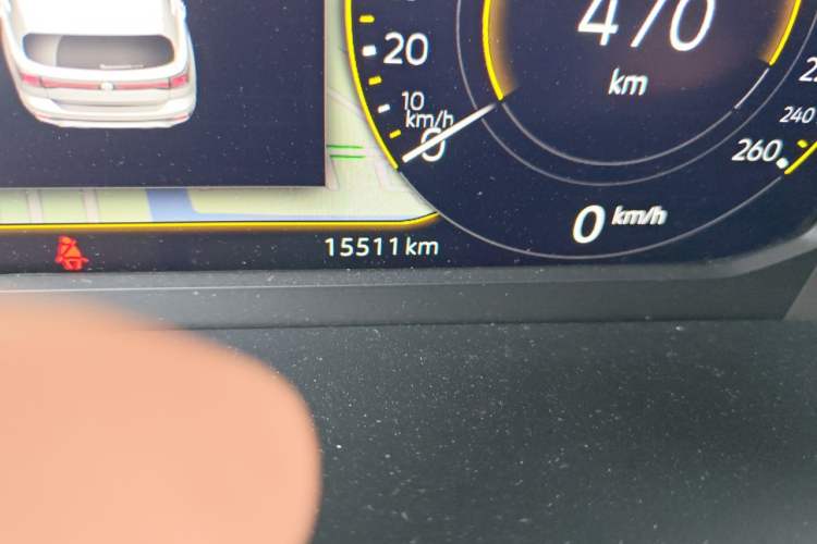 Used Volkswagen Tacqua 2021 1.5L Automatic Yue Zhi Lian Edition Odometer Close Up