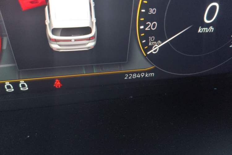 Used Volkswagen Tacqua 2021 1.5L Automatic Yue Zhi Lian Edition Odometer Close Up