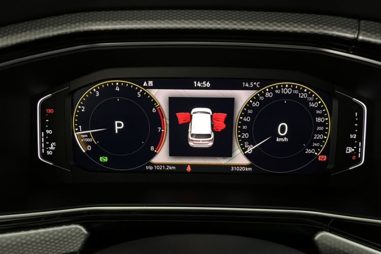 Used Volkswagen Tacqua 2021 1.5L Automatic Yue Zhi Lian Edition Odometer Close Up