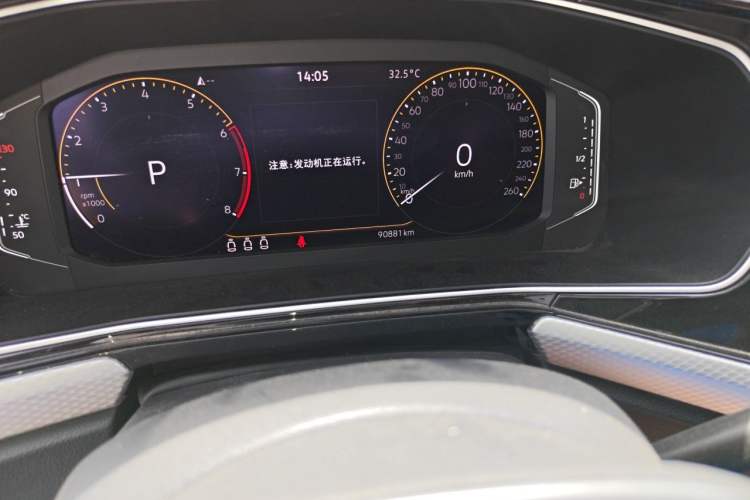 Used Volkswagen Tacqua 2021 200TSI DSG JoyConnect Edition Odometer Close Up
