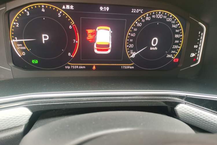 Used Volkswagen Tacqua 2021 1.5L Automatic Yue Zhi Lian Edition Odometer Close Up