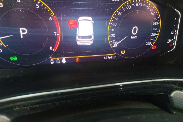 Used Volkswagen Tacqua 2021 1.5L Automatic Yue Zhi Lian Edition Odometer Close Up