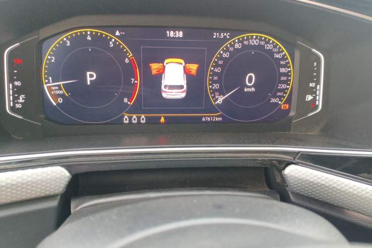 Used Volkswagen Tacqua 2021 1.5L Automatic Yue Zhi Lian Edition Odometer Close Up