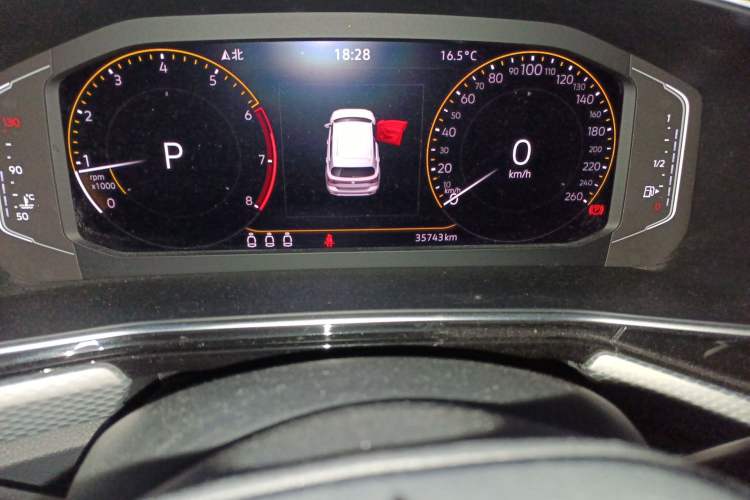 Used Volkswagen Tacqua 2021 1.5L Automatic Yue Zhi Lian Edition Odometer Close Up
