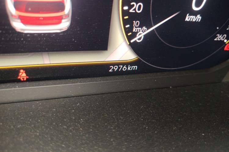 Used Volkswagen Tacqua 2021 1.5L Automatic Yue Zhi Lian Edition Odometer Close Up