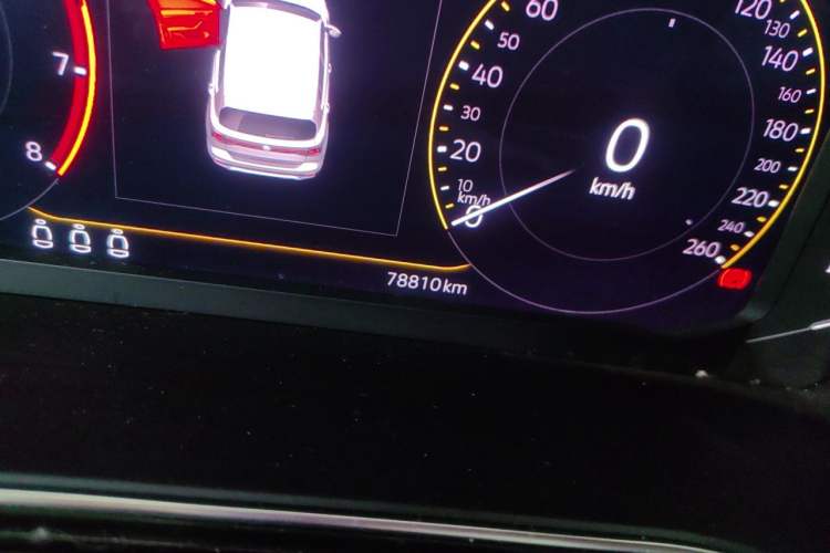 Used Volkswagen Tacqua 2021 200TSI DSG JoyConnect Edition Odometer Close Up