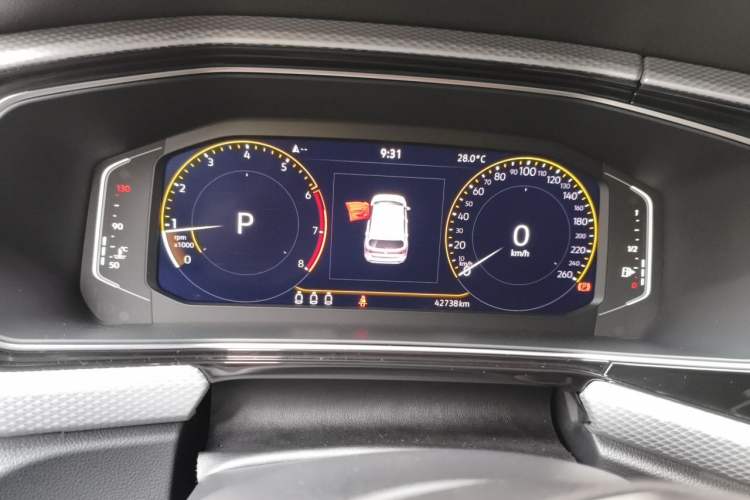 Used Volkswagen Tacqua 2021 1.5L Automatic Yue Zhi Lian Edition Odometer Close Up