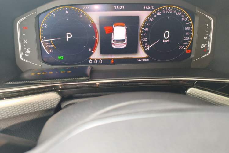 Used Volkswagen Tacqua 2021 1.5L Automatic Yue Zhi Lian Edition Odometer Close Up