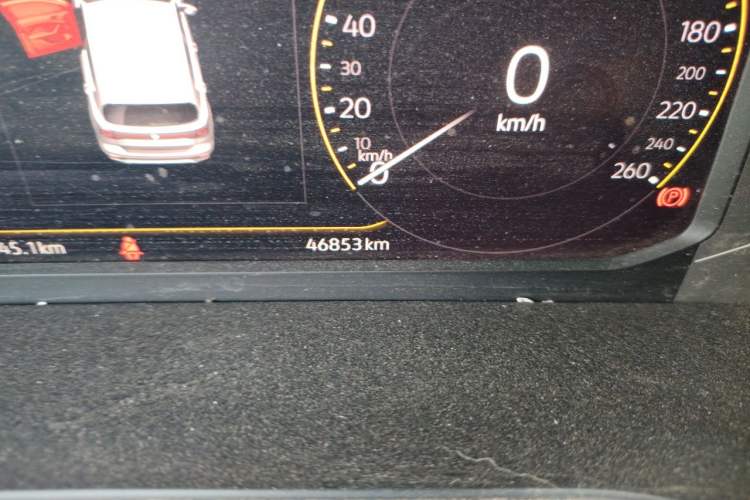Used Volkswagen Tacqua 2021 1.5L Automatic Yue Zhi Lian Edition Odometer Close Up