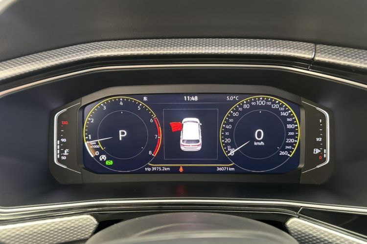 Used Volkswagen Tacqua 2021 1.5L Automatic Yue Zhi Lian Edition Odometer Close Up