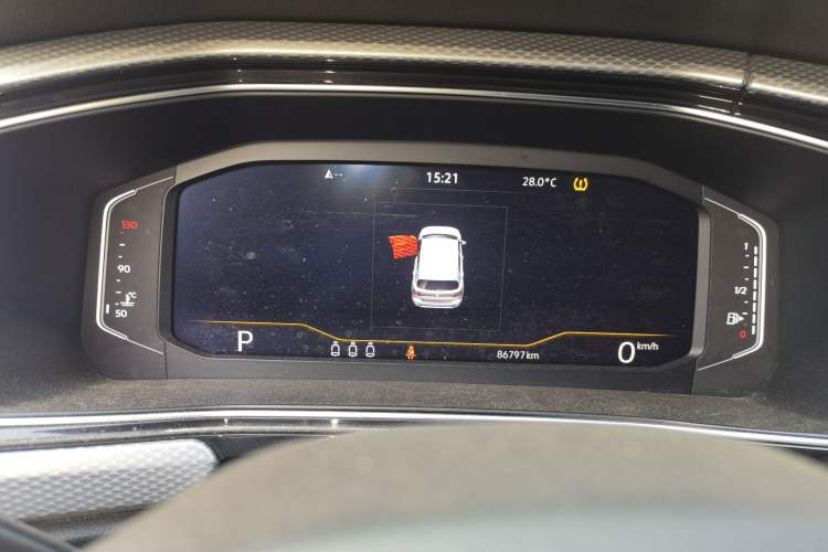 Used Volkswagen Tacqua 2021 1.5L Automatic Yue Zhi Lian Edition Odometer Close Up