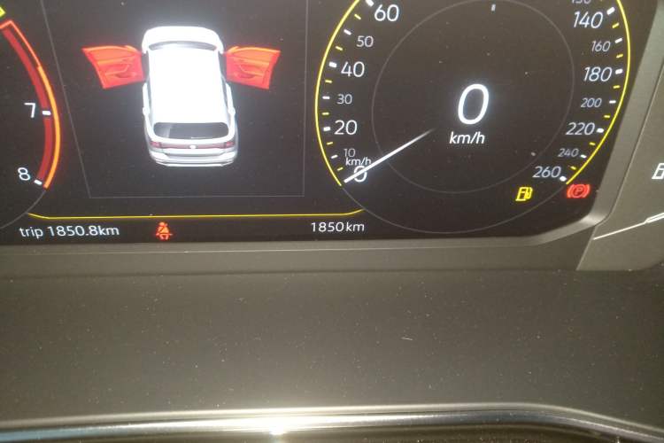 Used Volkswagen Tacqua 2021 1.5L Automatic Yue Zhi Lian Edition Odometer Close Up