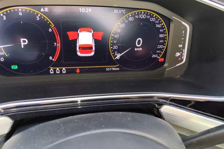 Used Volkswagen Tacqua 2021 1.5L Automatic Yue Zhi Lian Edition Odometer Close Up