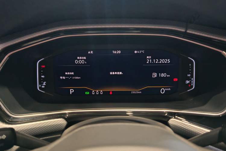 Used Volkswagen Tacqua 2021 1.5L Automatic Yue Zhi Lian Edition Odometer Close Up