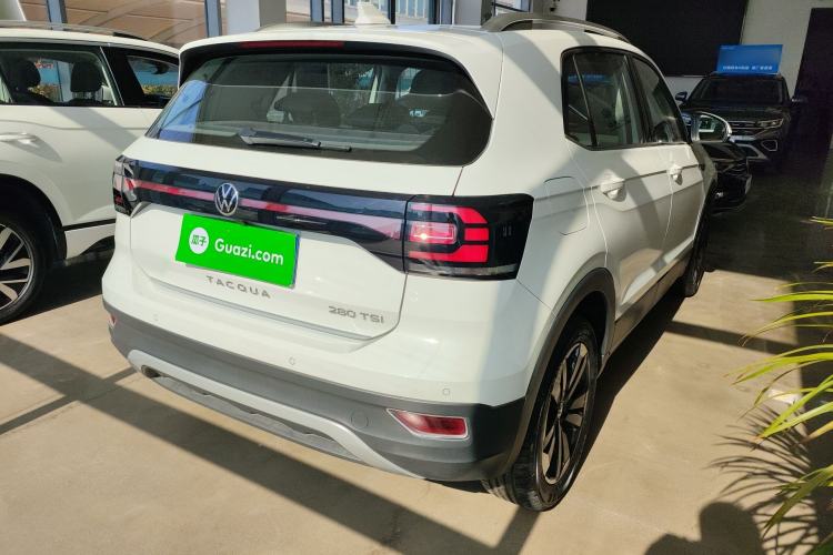 Used Volkswagen Tacqua 2021 280TSI DSG EnjoyPro Smart Connectivity Version Rear Right 45 Deg