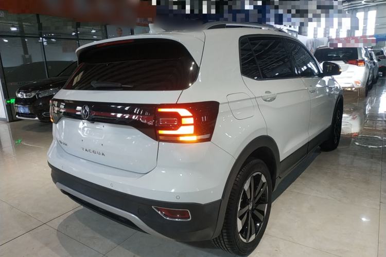 Used Volkswagen Tacqua 2021 1.5L Automatic Yue Zhi Lian Edition Rear Right 45 Deg