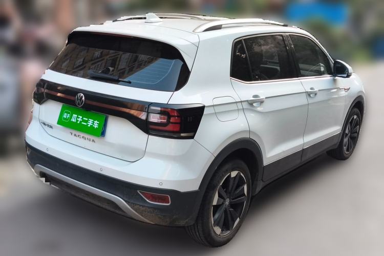 Used Volkswagen Tacqua 2021 200TSI DSG JoyConnect Edition Rear Right 45 Deg