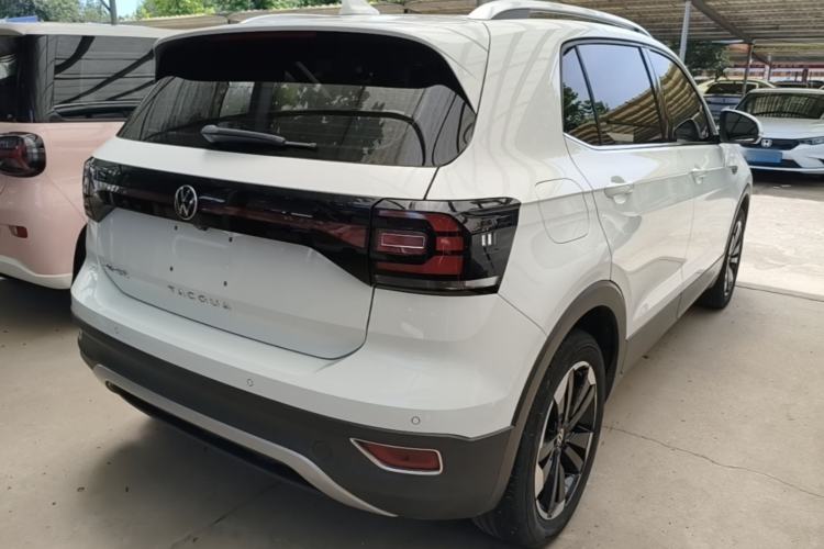 Used Volkswagen Tacqua 2021 1.5L Automatic Yue Zhi Lian Edition Rear Right 45 Deg