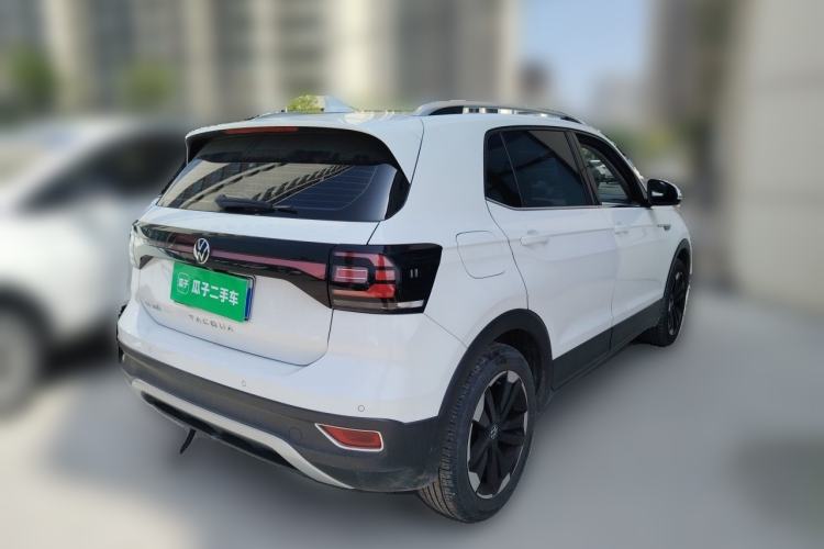Used Volkswagen Tacqua 2021 1.5L Automatic Yue Zhi Lian Edition Rear Right 45 Deg
