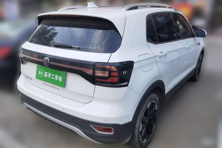 Used Volkswagen Tacqua 2021 1.5L Automatic Yue Zhi Lian Edition Rear Right 45 Deg