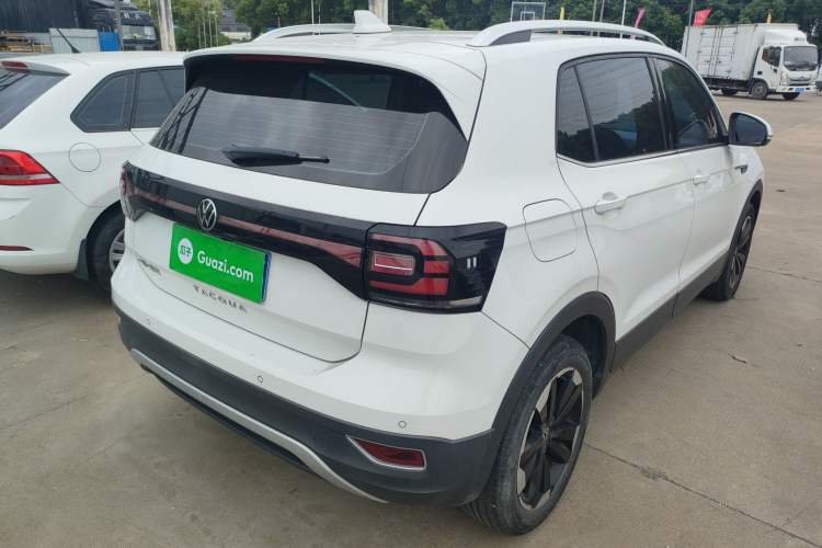 Used Volkswagen Tacqua 2021 1.5L Automatic Yue Zhi Lian Edition Rear Right 45 Deg