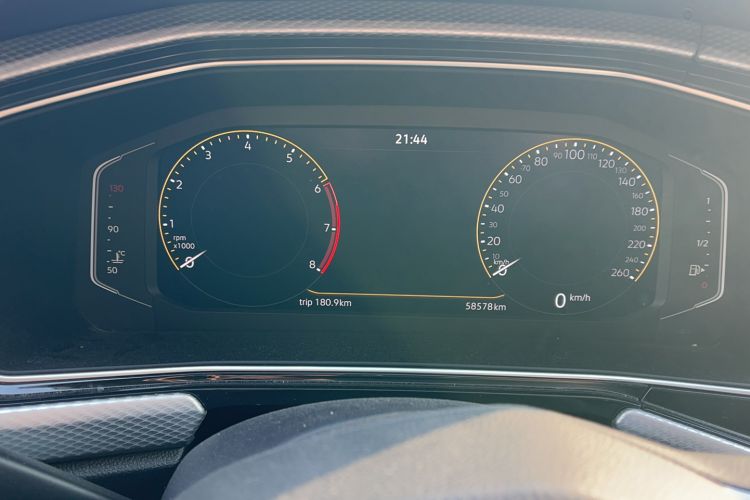 Used Volkswagen Tacqua 2023 200TSI DSG Joy-Connect Edition Odometer Close Up