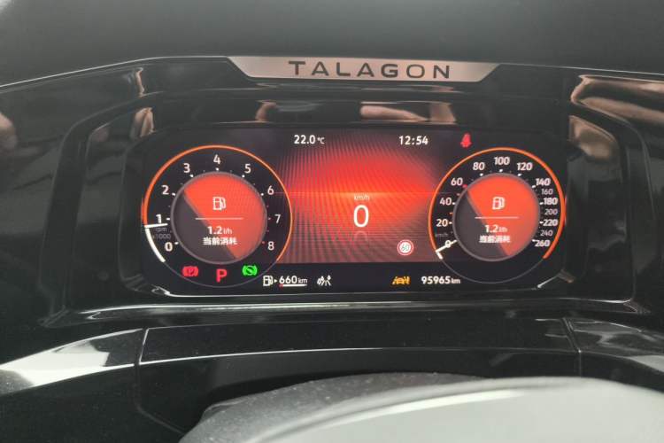 Used Volkswagen Talagon 2021 380TSI Four-Wheel Drive Luxury Premium Edition Pro Instrument Cluster
