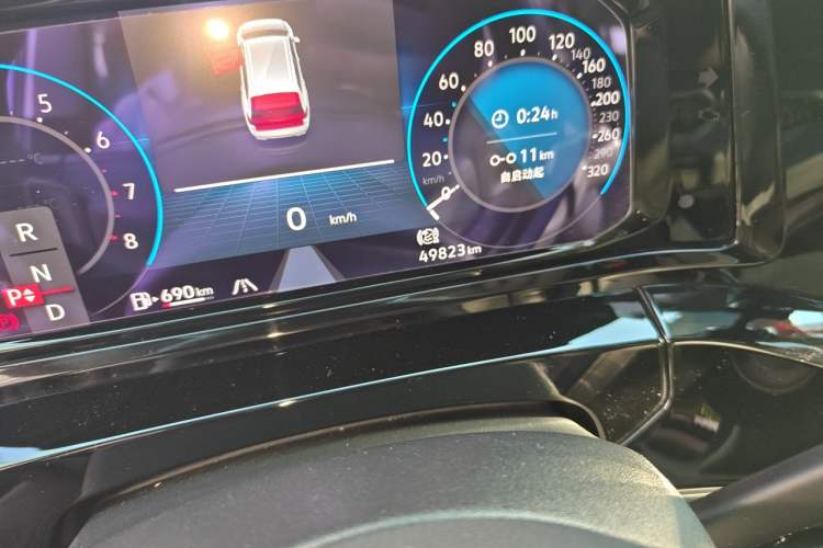 Used Volkswagen Talagon 2021 380TSI Four-Wheel Drive Luxury Premium Edition Pro Odometer Close Up