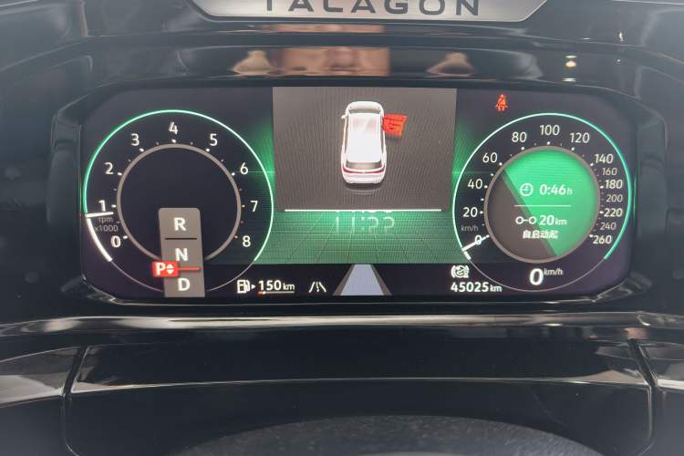 Used Volkswagen Talagon 2021 380TSI Four-Wheel Drive Luxury Premium Edition Pro Odometer Close Up