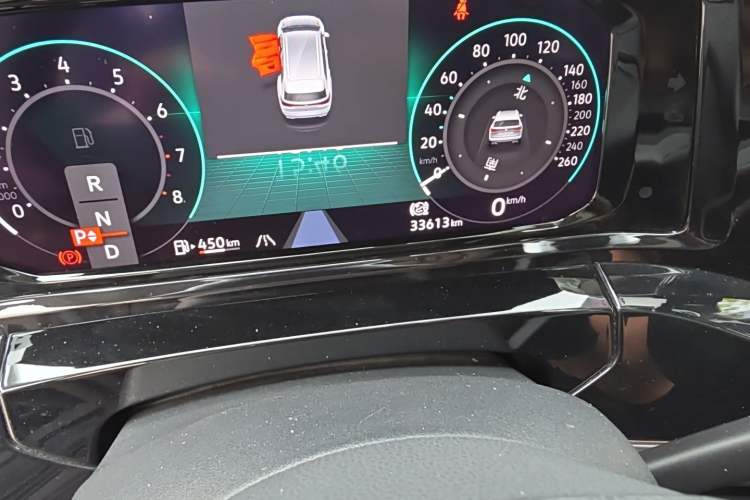 Used Volkswagen Talagon 2021 380TSI Four-Wheel Drive Luxury Premium Edition Pro Odometer Close Up