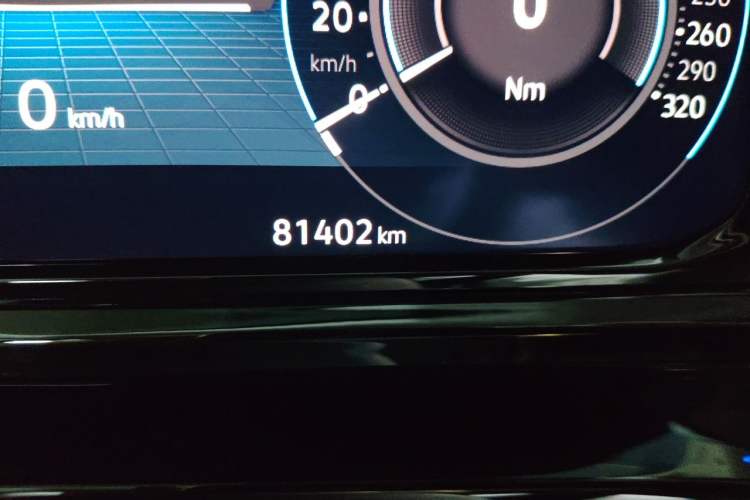 Used Volkswagen Talagon 2021 530TSI Four-Wheel Drive Flagship Shengjing Edition Pro Odometer Close Up
