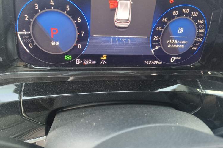 Used Volkswagen Talagon 2021 380TSI Four-Wheel Drive Luxury Premium Edition Pro Odometer Close Up