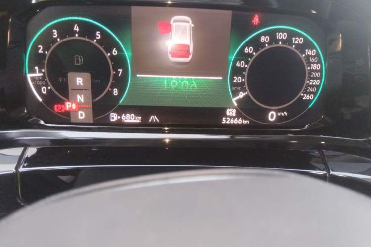 Used Volkswagen Talagon 2021 380TSI Four-Wheel Drive Flagship Version Odometer Close Up